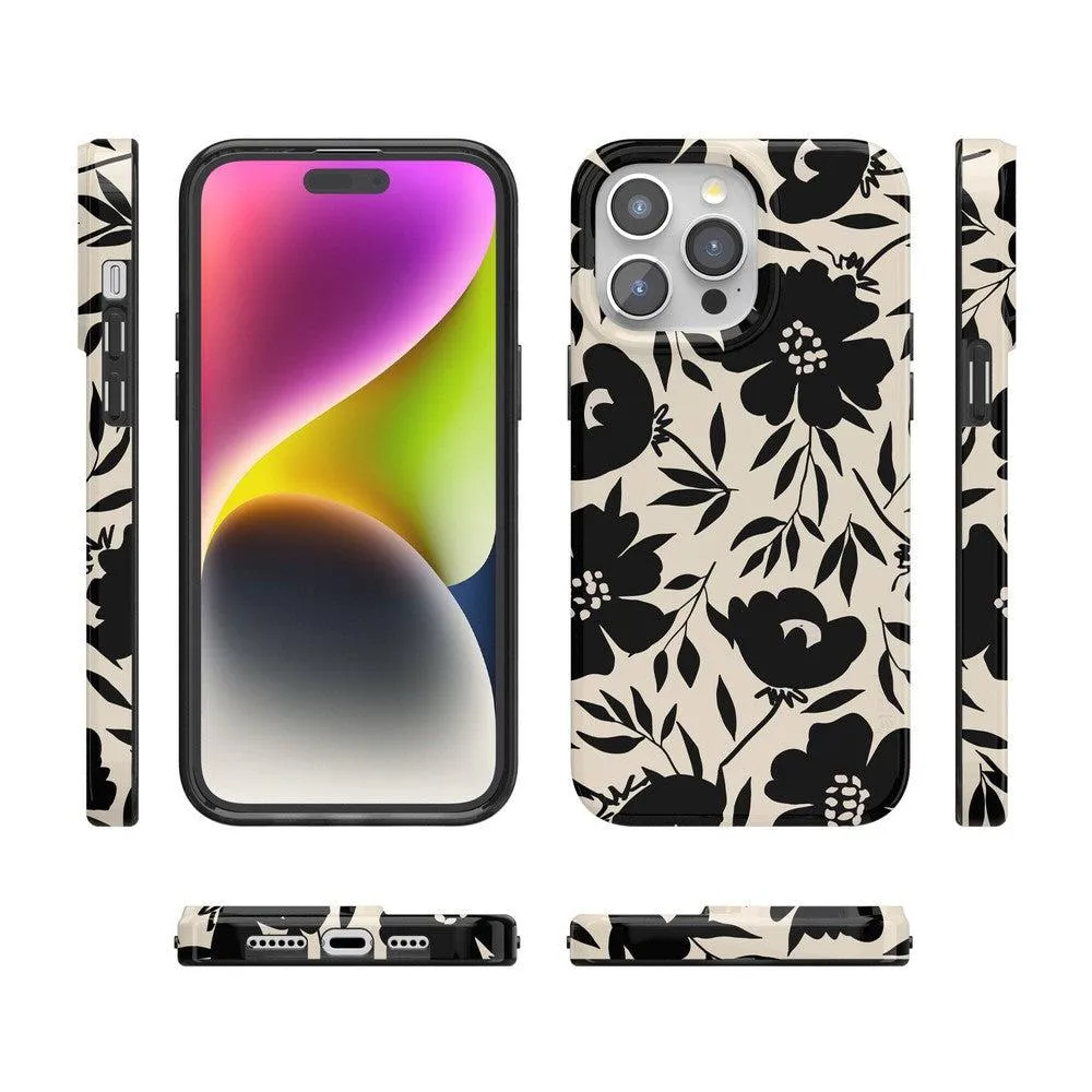 Flash Sale Dark Fantasy | Contrast Floral Case  Limited Stock!