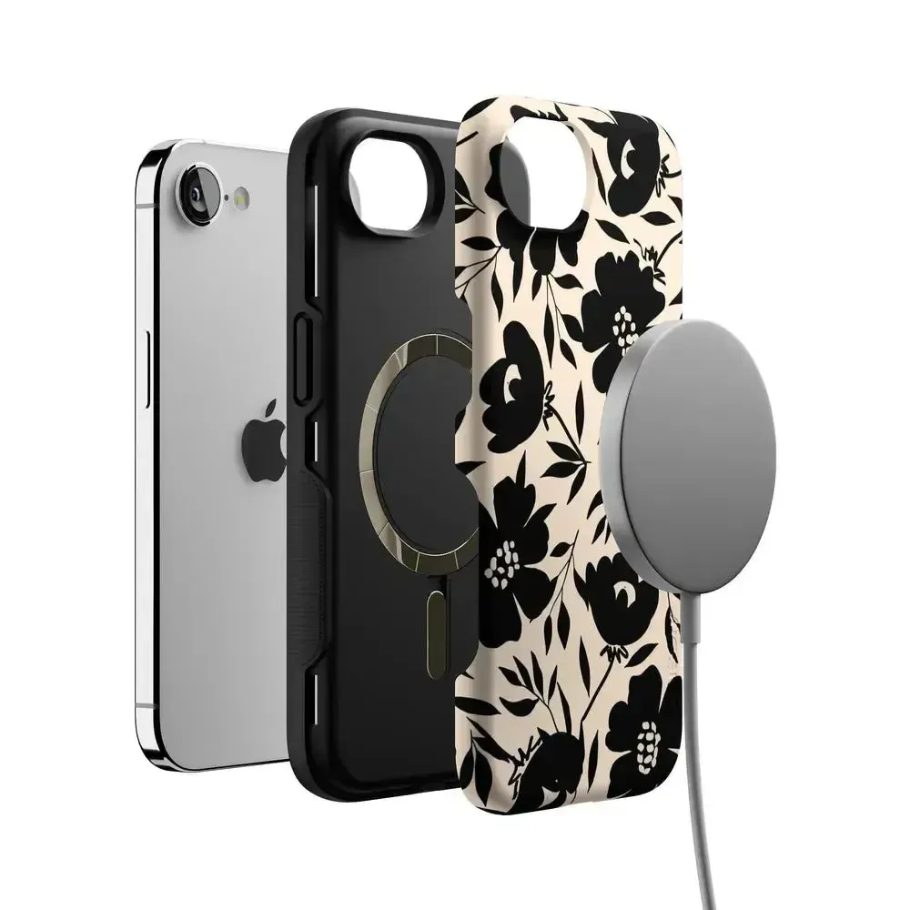Flash Sale Dark Fantasy | Contrast Floral Case  Limited Stock!