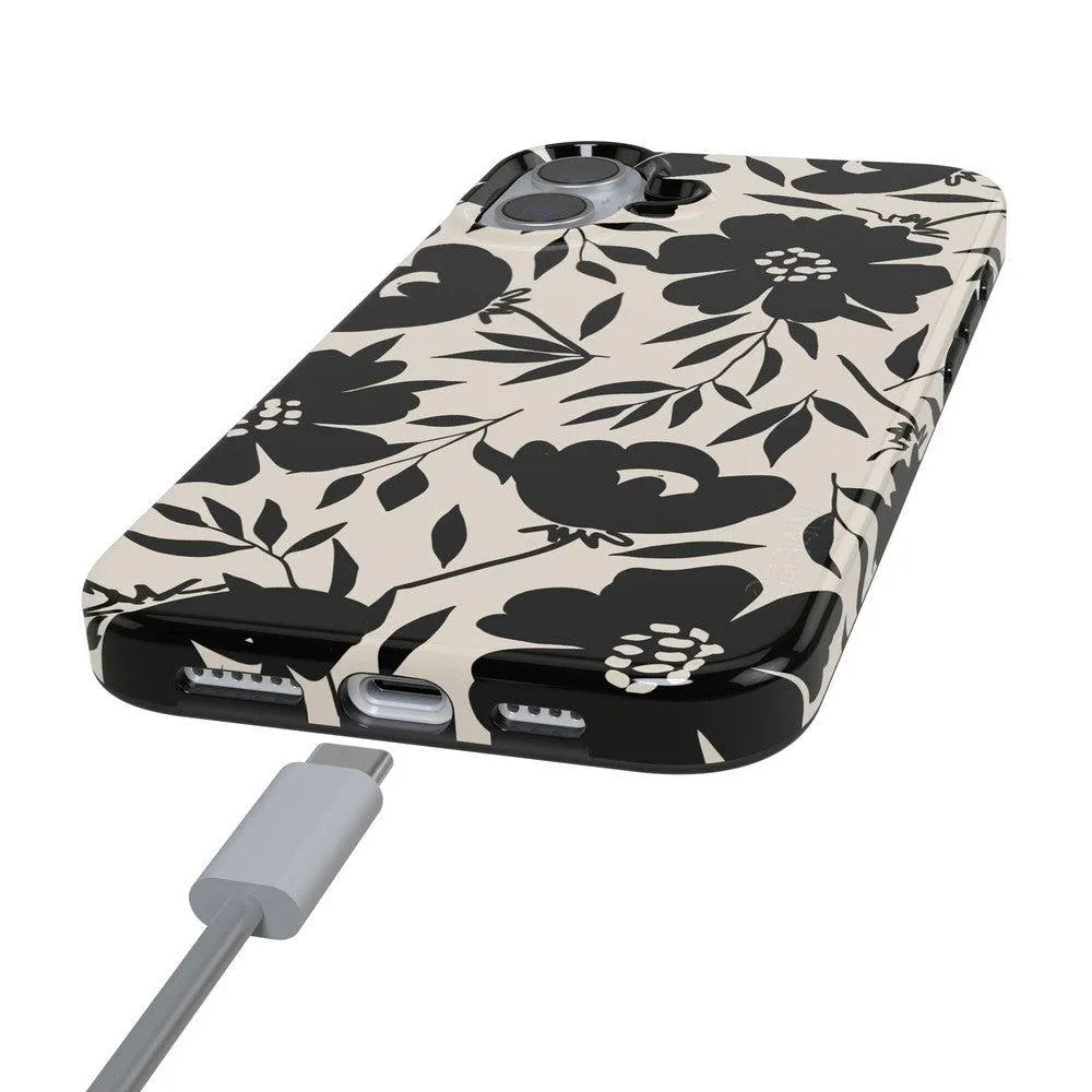 Flash Sale Dark Fantasy | Contrast Floral Case  Limited Stock!