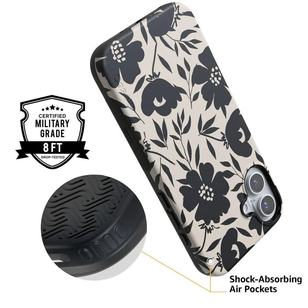 Flash Sale Dark Fantasy | Contrast Floral Case  Limited Stock!