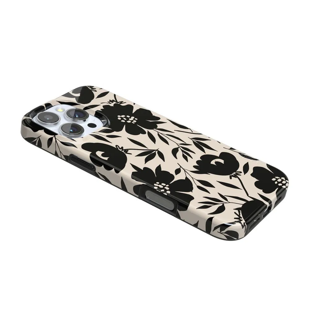 Flash Sale Dark Fantasy | Contrast Floral Case  Limited Stock!