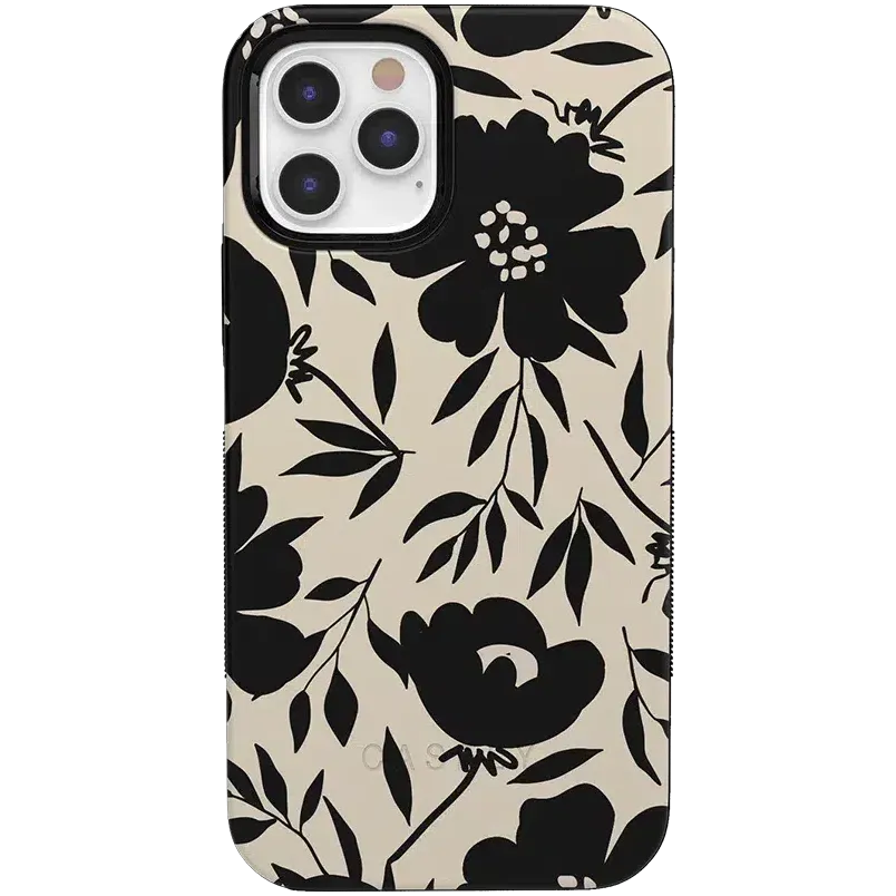 Flash Sale Dark Fantasy | Contrast Floral Case  Limited Stock!