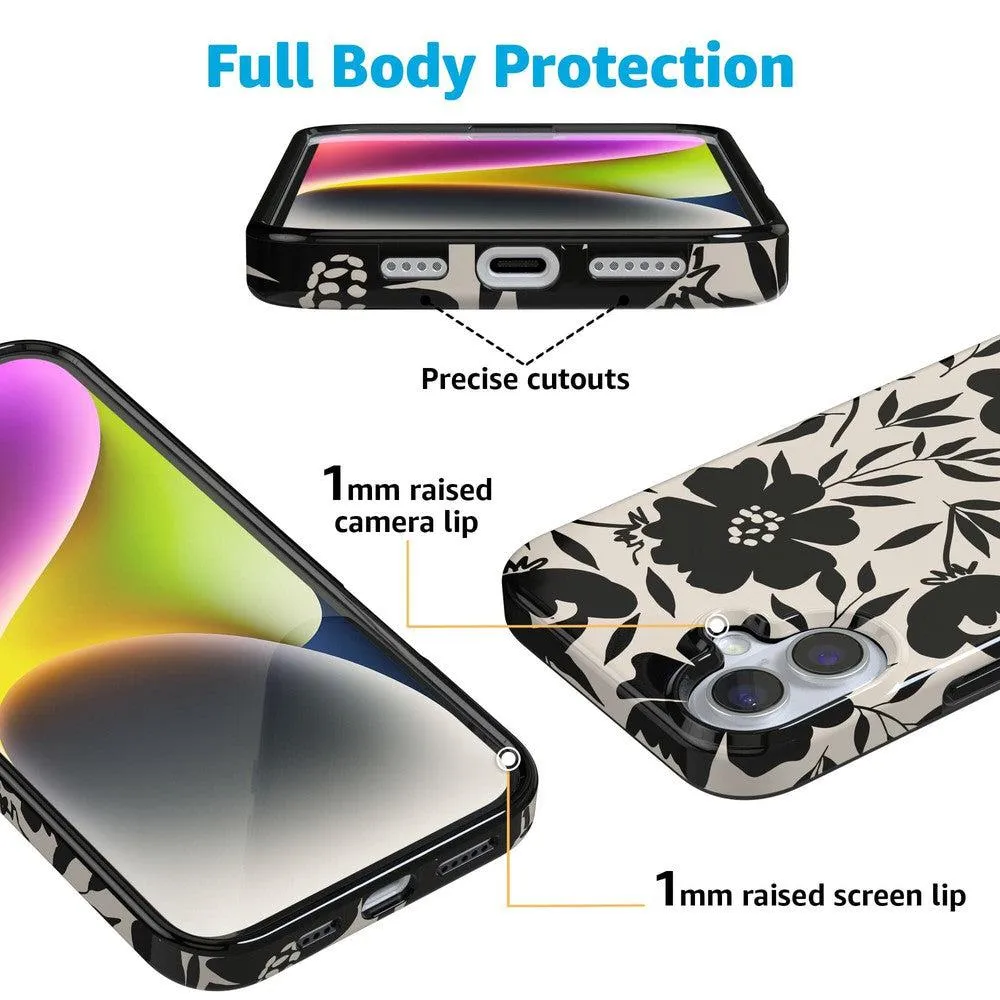 Flash Sale Dark Fantasy | Contrast Floral Case  Limited Stock!