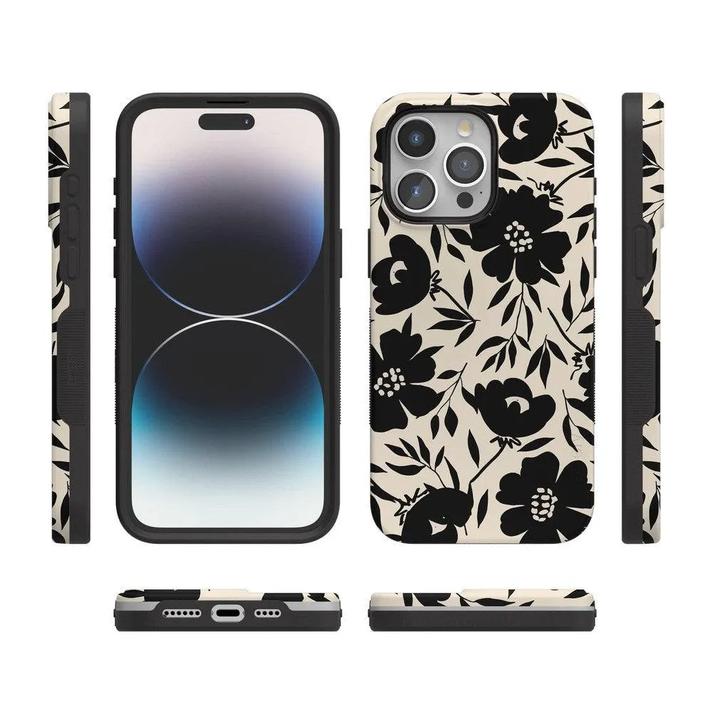 Flash Sale Dark Fantasy | Contrast Floral Case  Limited Stock!
