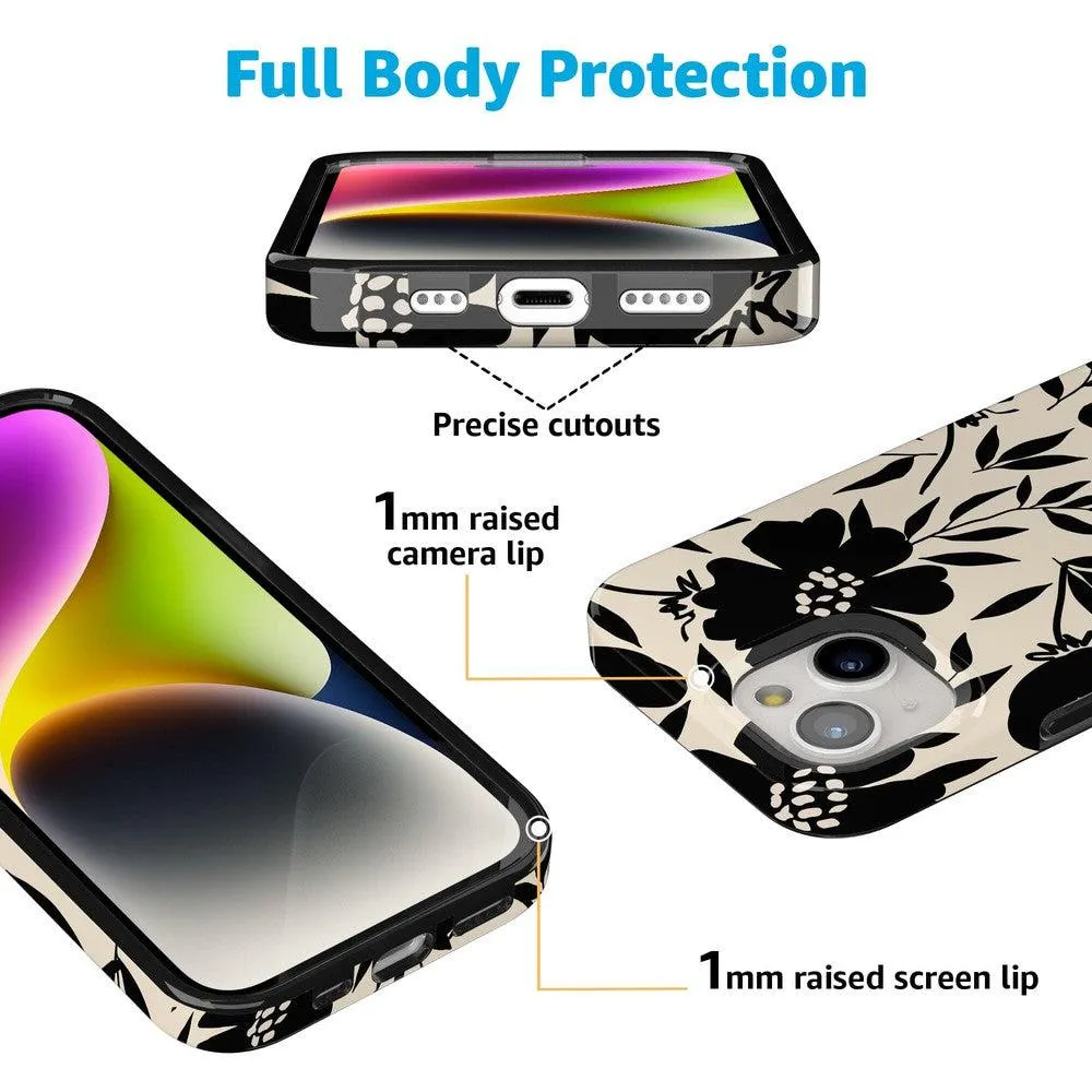 Flash Sale Dark Fantasy | Contrast Floral Case  Limited Stock!