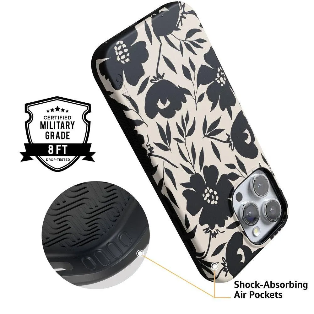 Flash Sale Dark Fantasy | Contrast Floral Case  Limited Stock!