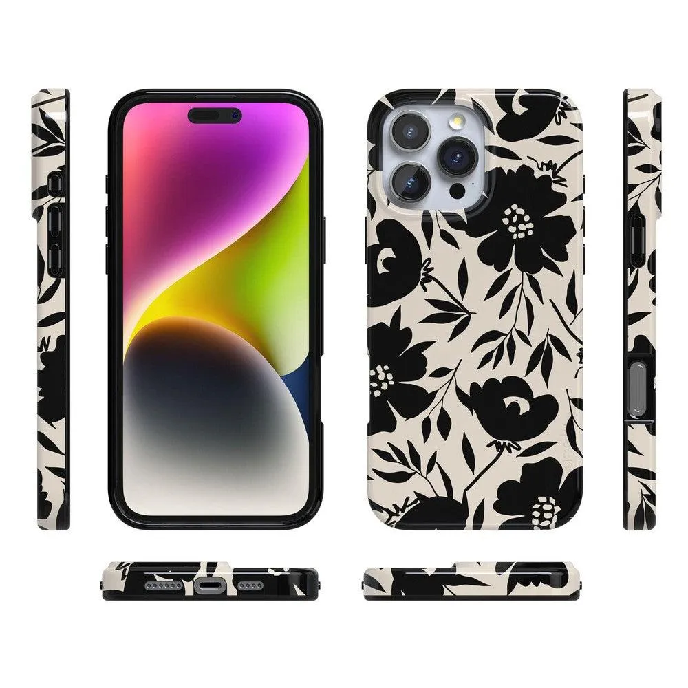Flash Sale Dark Fantasy | Contrast Floral Case  Limited Stock!