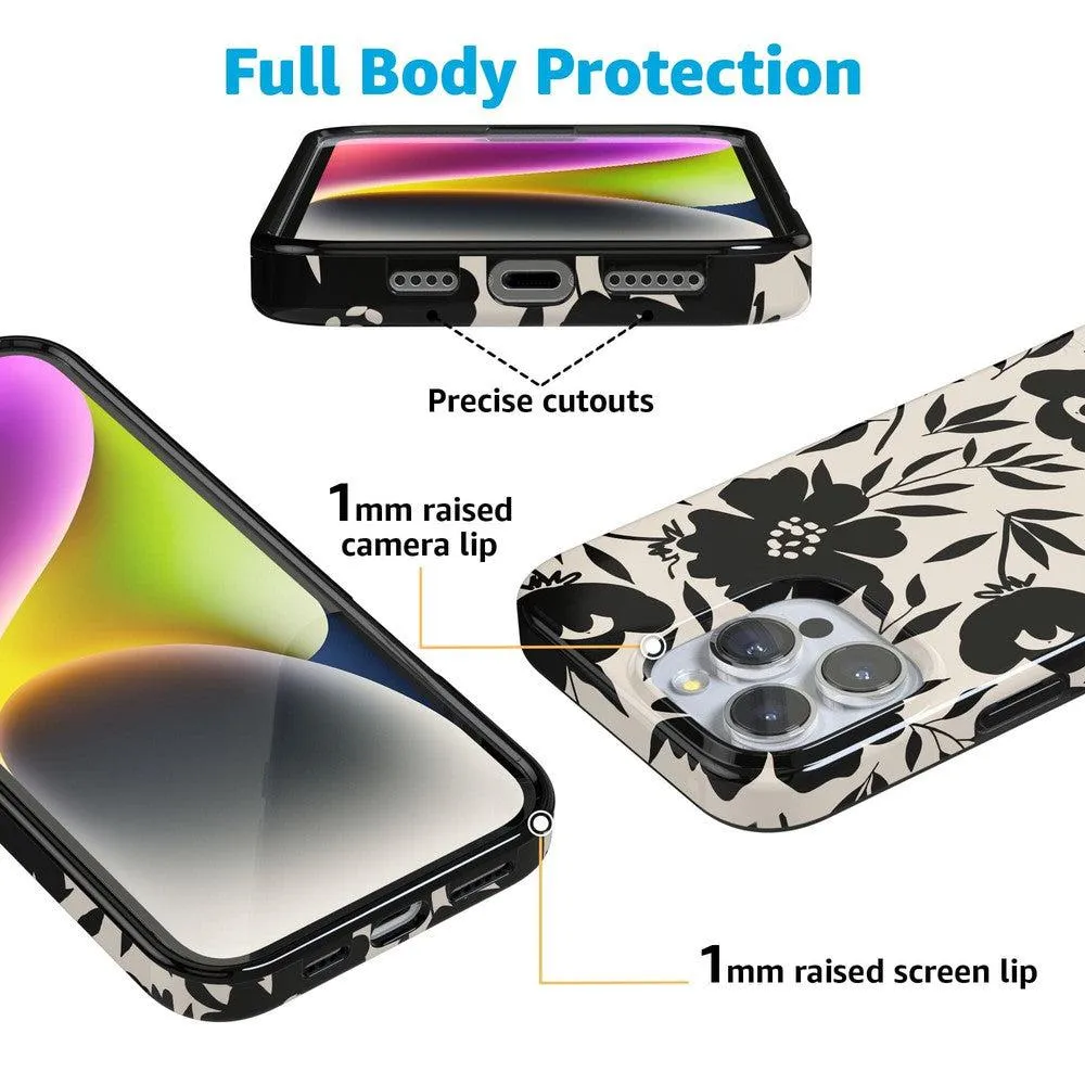 Flash Sale Dark Fantasy | Contrast Floral Case  Limited Stock!