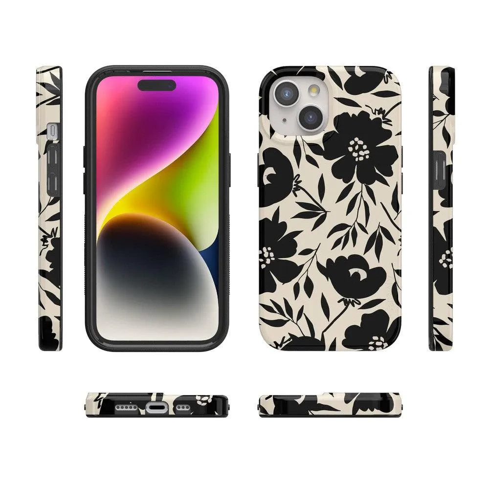 Flash Sale Dark Fantasy | Contrast Floral Case  Limited Stock!