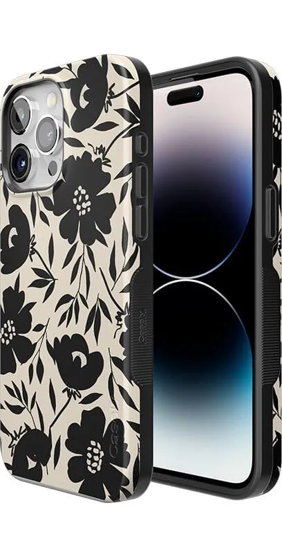 Flash Sale Dark Fantasy | Contrast Floral Case  Limited Stock!