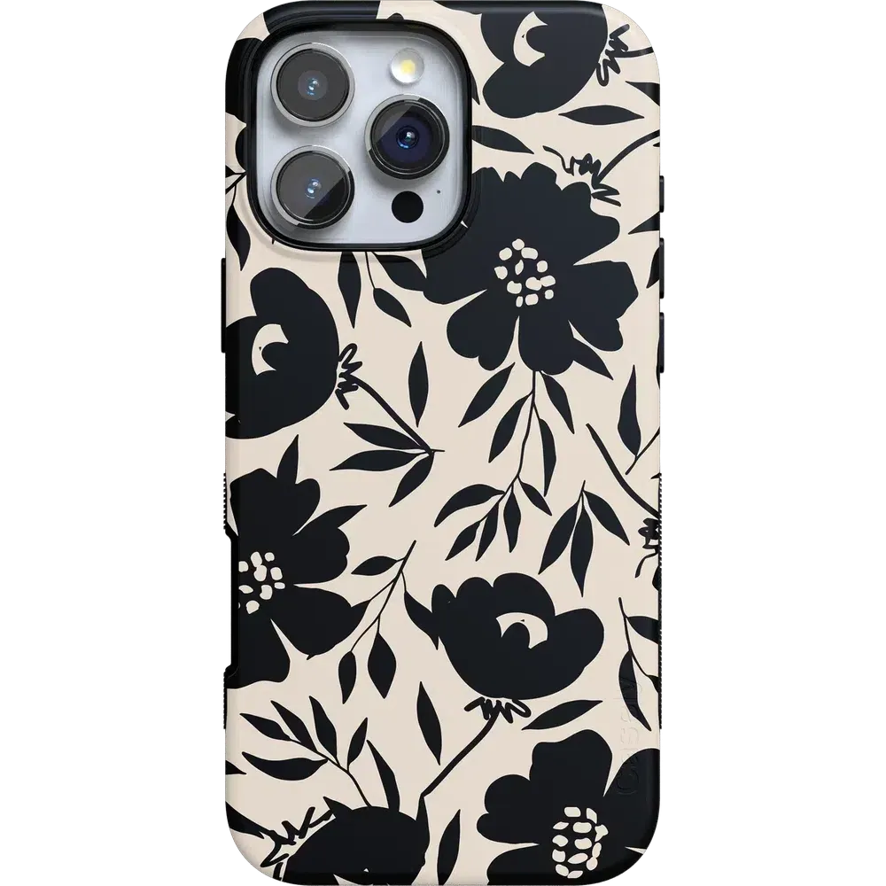 Flash Sale Dark Fantasy | Contrast Floral Case  Limited Stock!