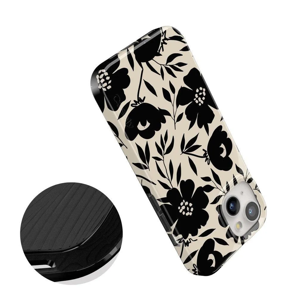 Flash Sale Dark Fantasy | Contrast Floral Case  Limited Stock!