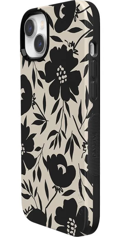 Flash Sale Dark Fantasy | Contrast Floral Case  Limited Stock!