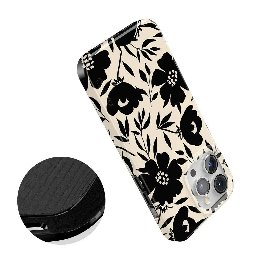 Flash Sale Dark Fantasy | Contrast Floral Case  Limited Stock!