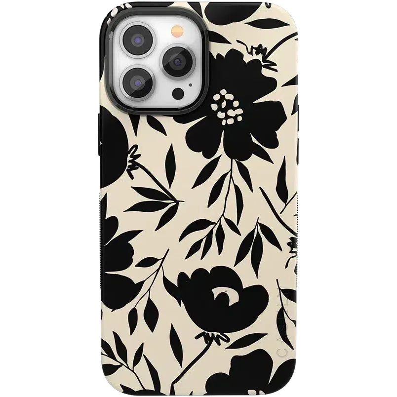 Flash Sale Dark Fantasy | Contrast Floral Case  Limited Stock!