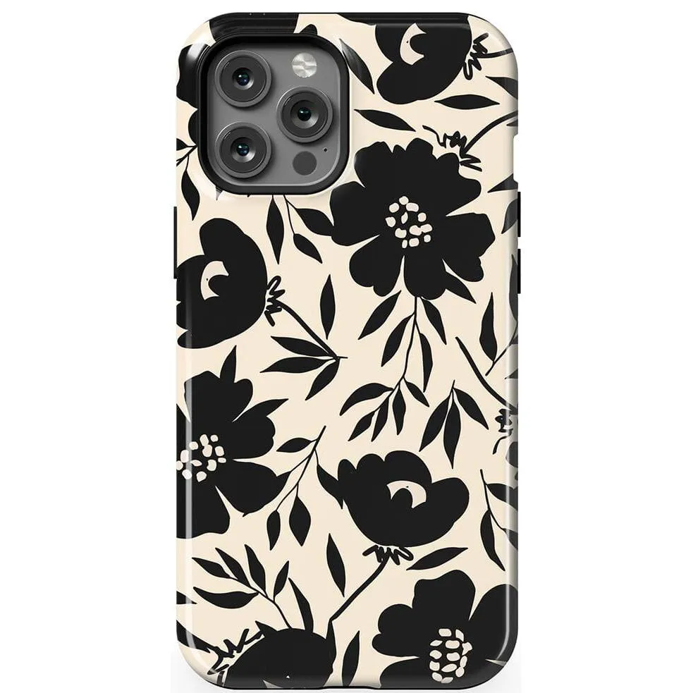 Flash Sale Dark Fantasy | Contrast Floral Case  Limited Stock!