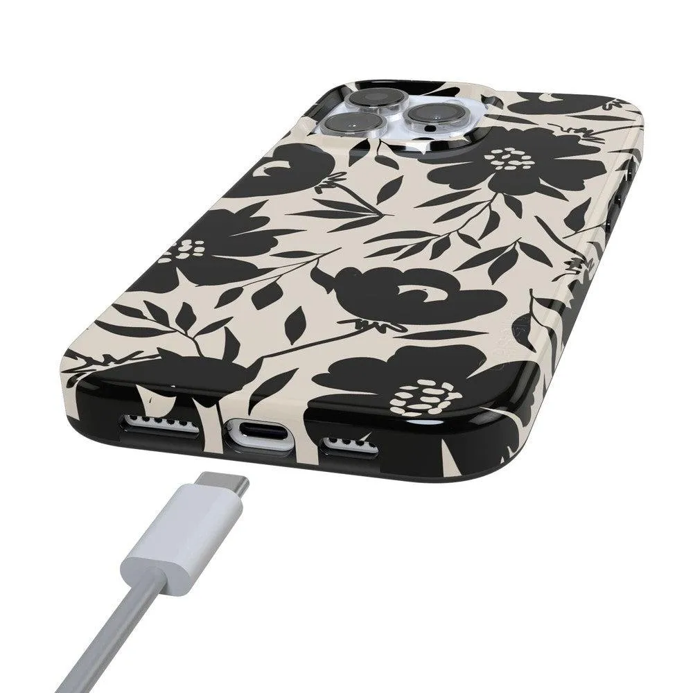 Flash Sale Dark Fantasy | Contrast Floral Case  Limited Stock!