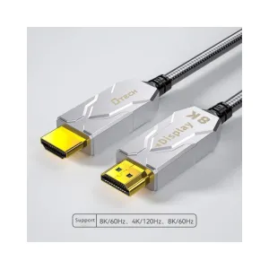 Flash Sale Dtech Armoured Fibre HDMI Cable, V2.0, 8k Resolution (Each)  Almost Sold Out!