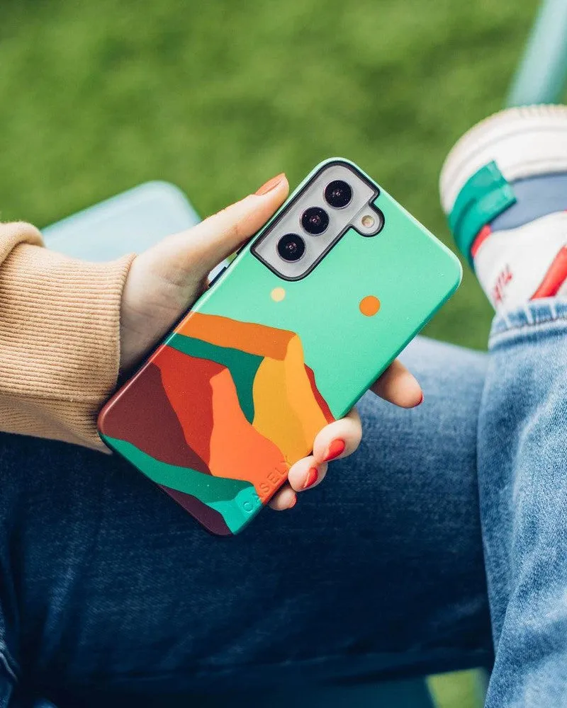 Flash Sale Endless Peaks | Colorblock Mountain Samsung Case  Almost Gone!