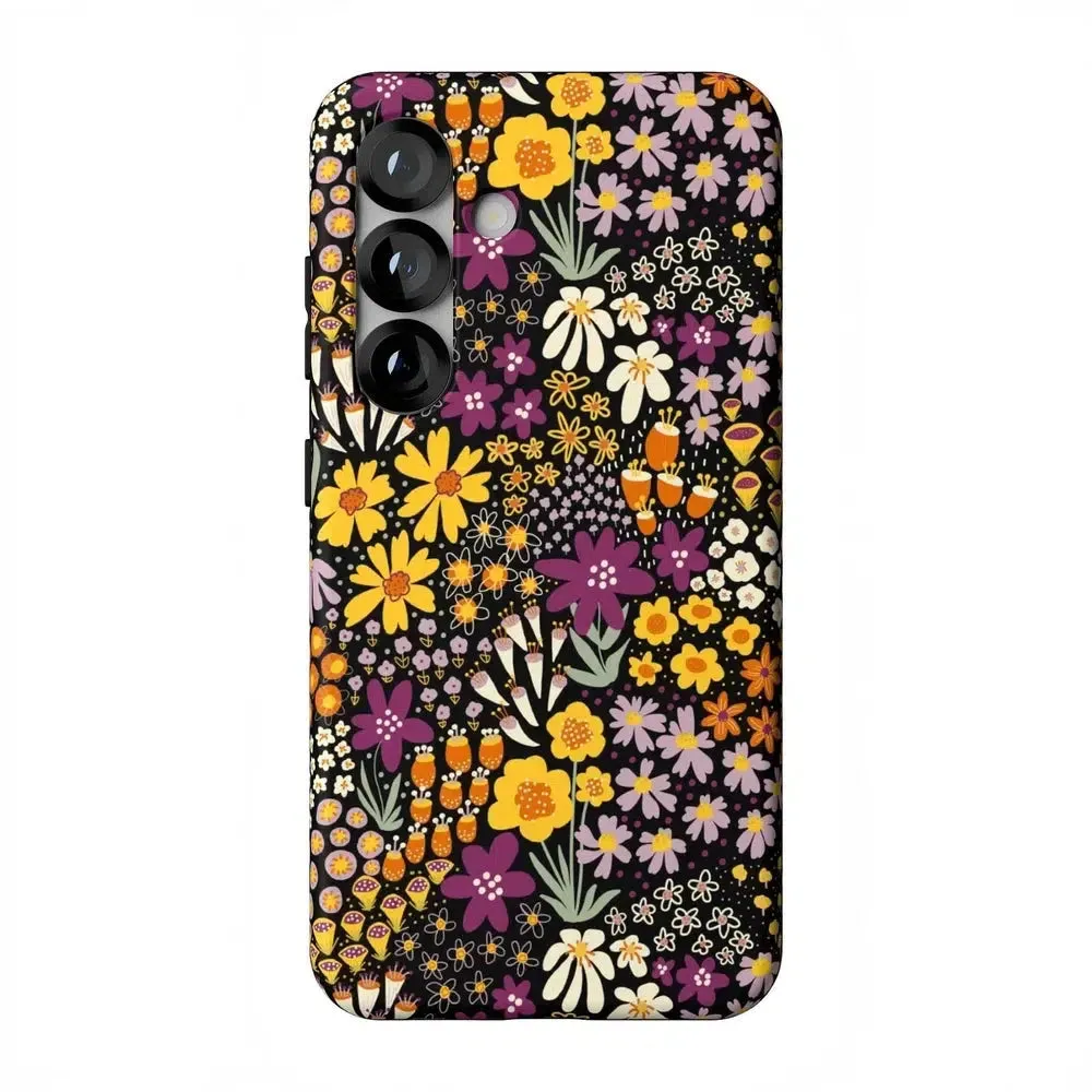 Flash Sale Falling for You | Plum Floral Samsung Case  Limited Stock!