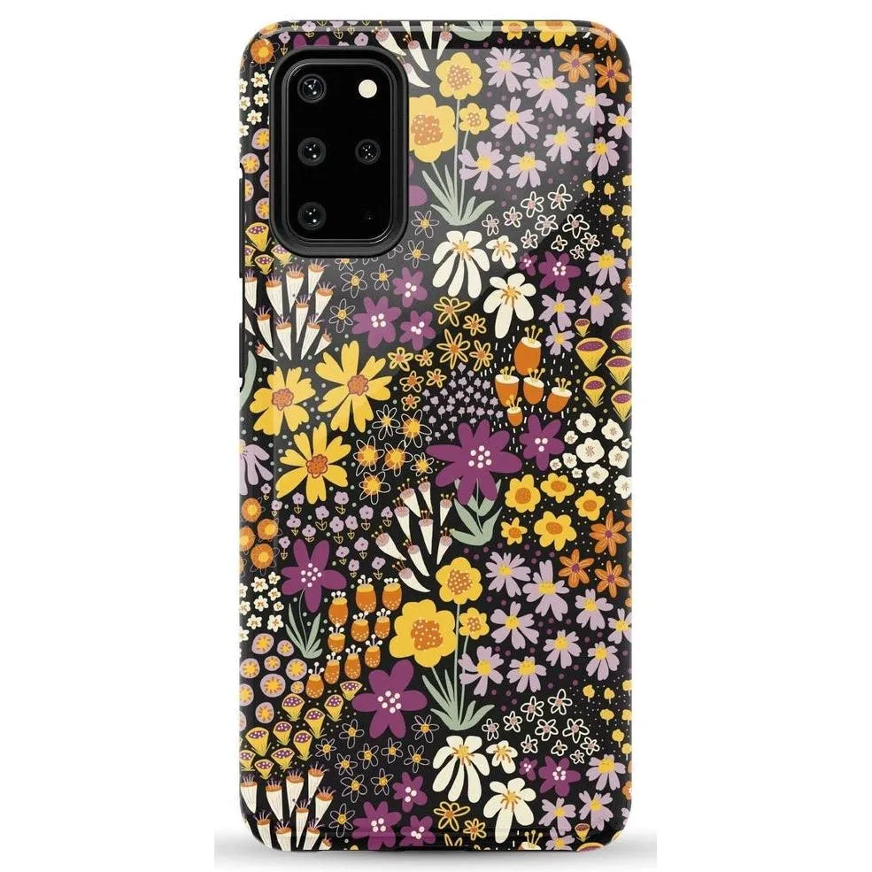 Flash Sale Falling for You | Plum Floral Samsung Case  Limited Stock!