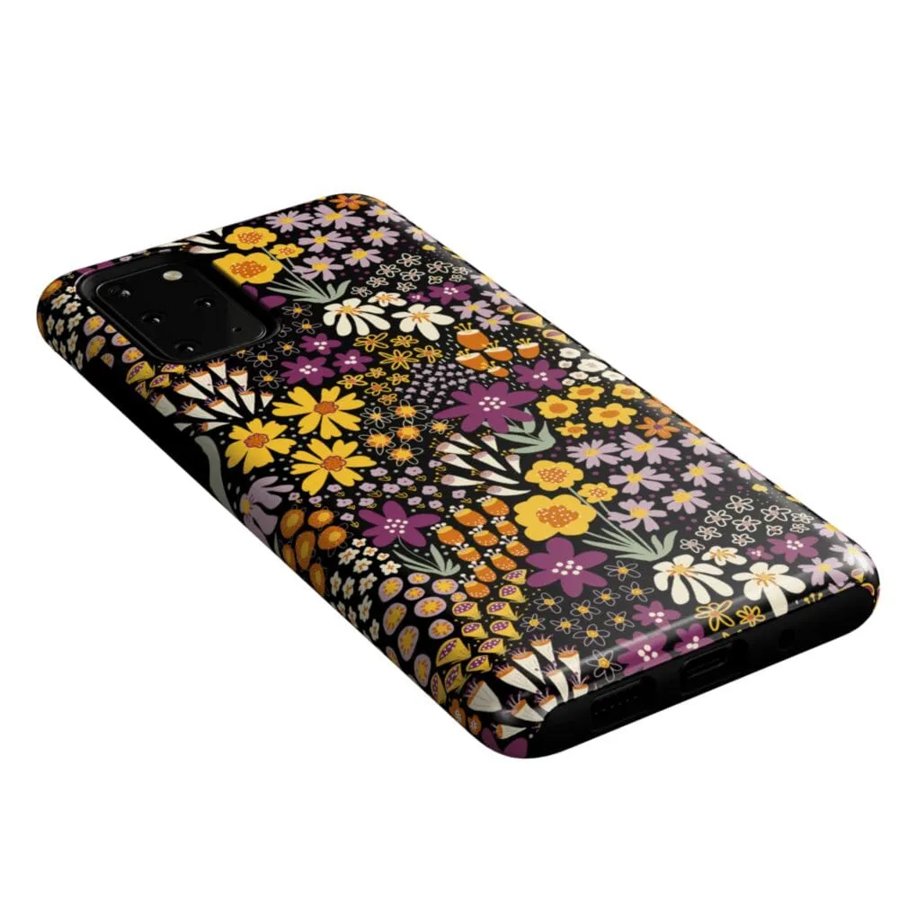 Flash Sale Falling for You | Plum Floral Samsung Case  Limited Stock!