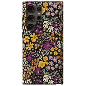 Flash Sale Falling for You | Plum Floral Samsung Case  Limited Stock!
