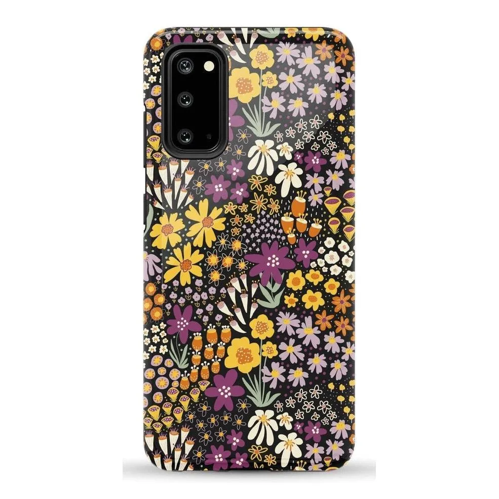 Flash Sale Falling for You | Plum Floral Samsung Case  Limited Stock!
