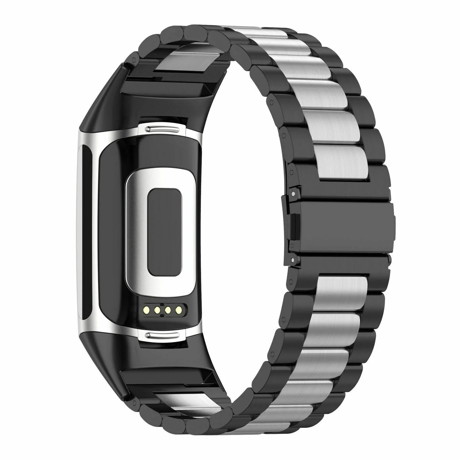 Flash Sale! Fitbit Charge 6 Steel Strap (Black/Silver)  Ends Soon!