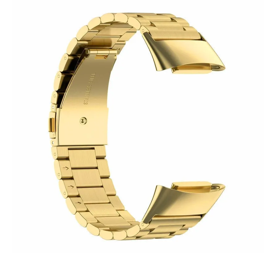 Flash Sale! Fitbit Charge 6 Steel Strap (Gold)  Today Only!