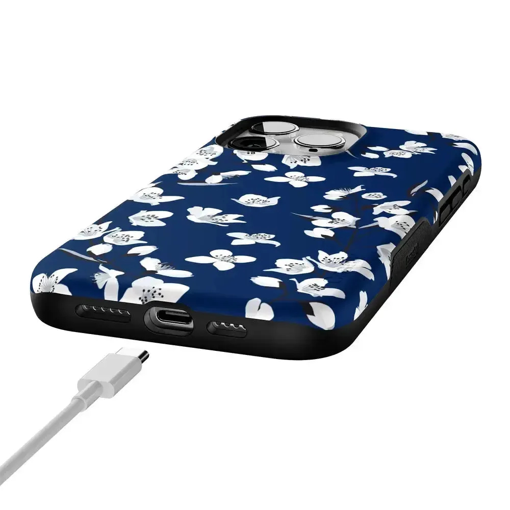 Flash Sale Floral Forest | Navy Cherry Blossom Floral Case  Almost Sold Out!