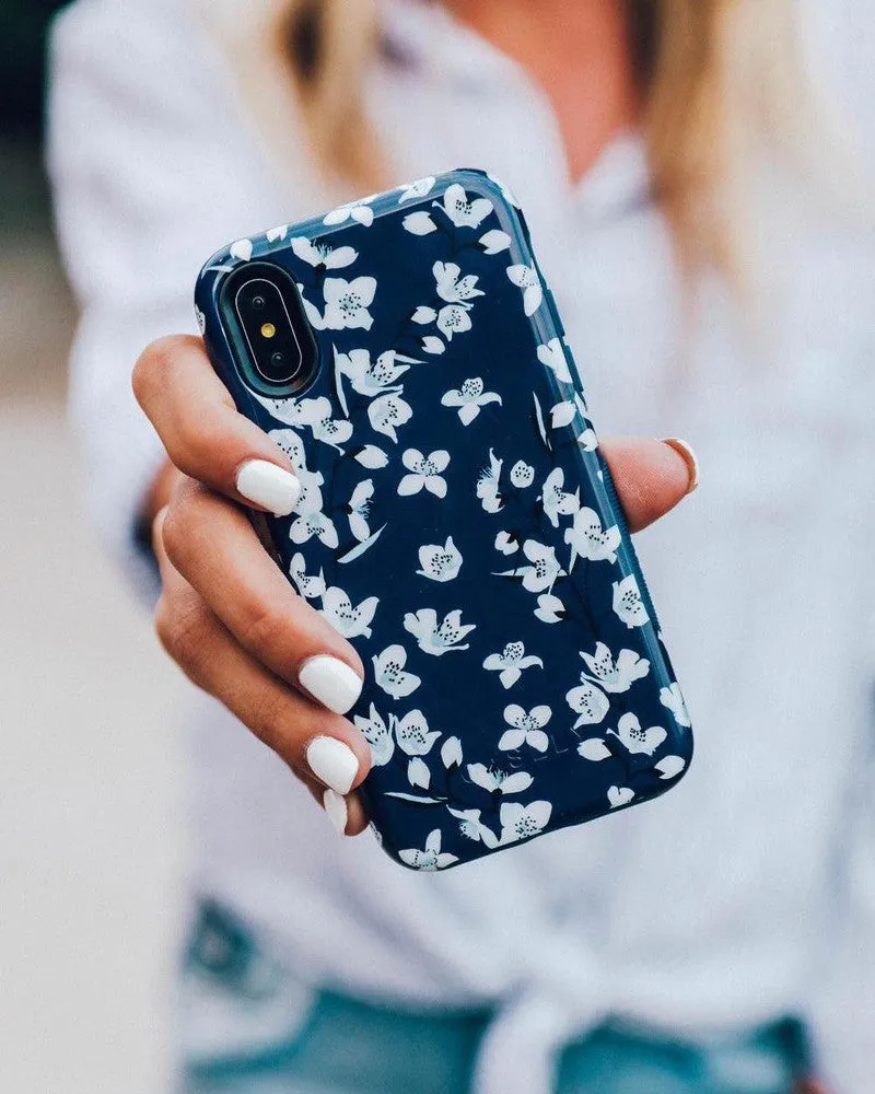Flash Sale Floral Forest | Navy Cherry Blossom Floral Case  Almost Sold Out!