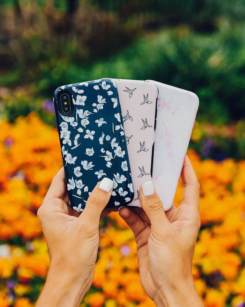 Flash Sale Floral Forest | Navy Cherry Blossom Floral Case  Almost Sold Out!
