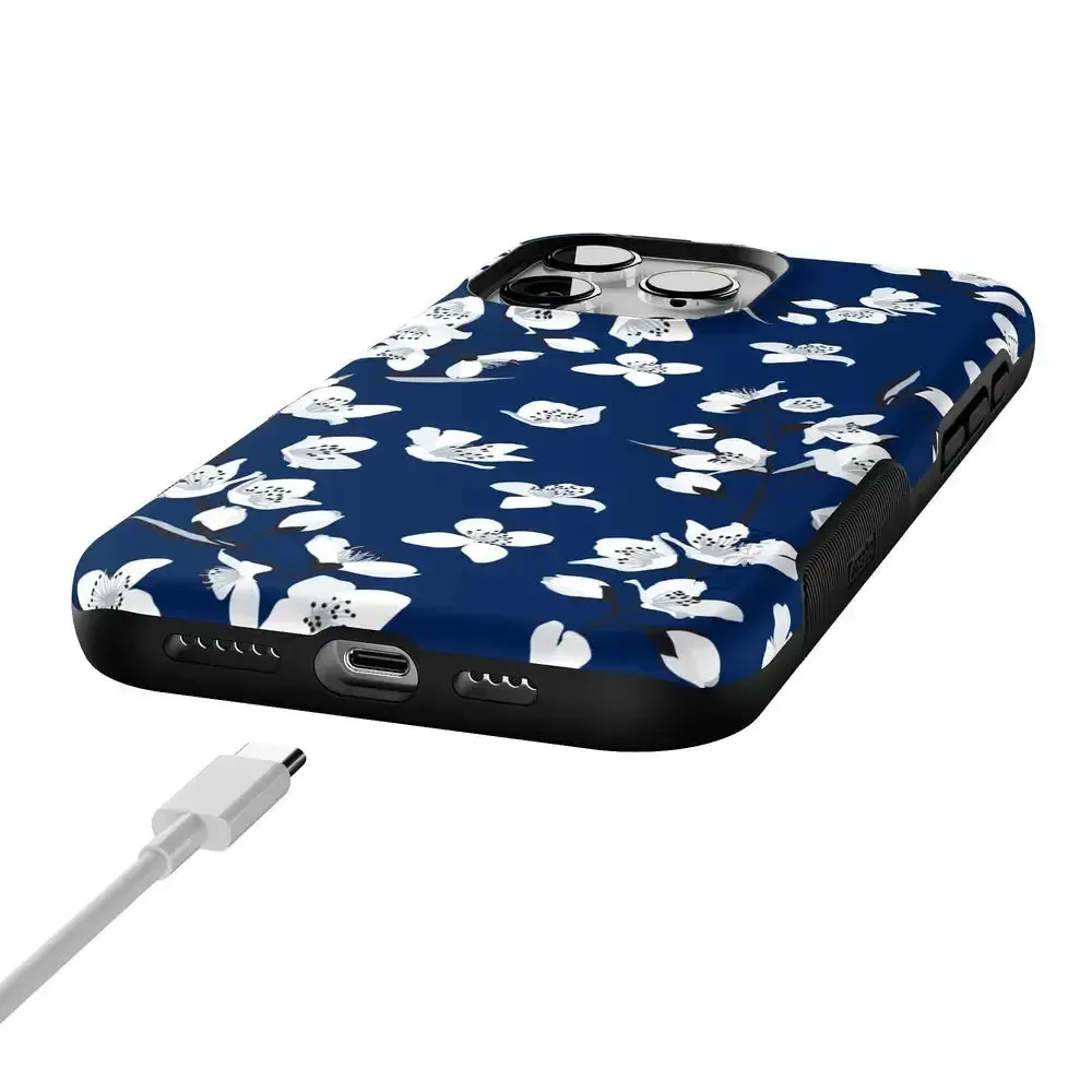 Flash Sale Floral Forest | Navy Cherry Blossom Floral Case  Almost Sold Out!