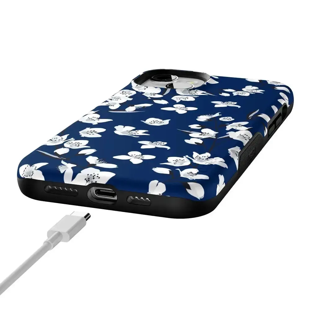 Flash Sale Floral Forest | Navy Cherry Blossom Floral Case  Almost Sold Out!