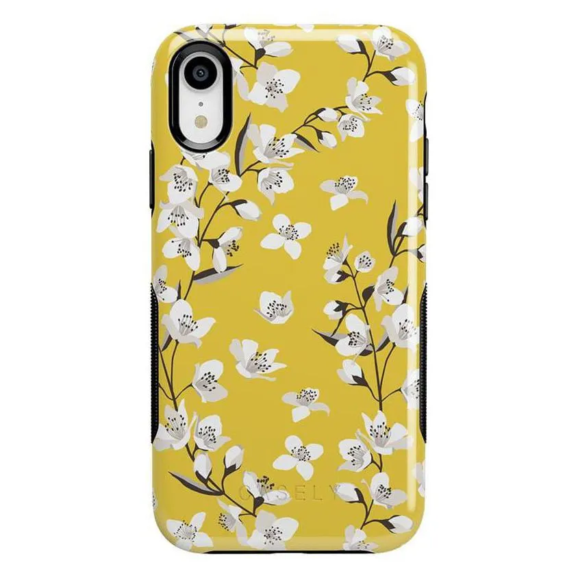 Flash Sale! Floral Forest | Yellow Cherry Blossom Floral Case  Last Few Pieces!
