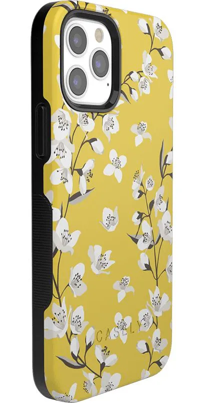 Flash Sale! Floral Forest | Yellow Cherry Blossom Floral Case  Last Few Pieces!