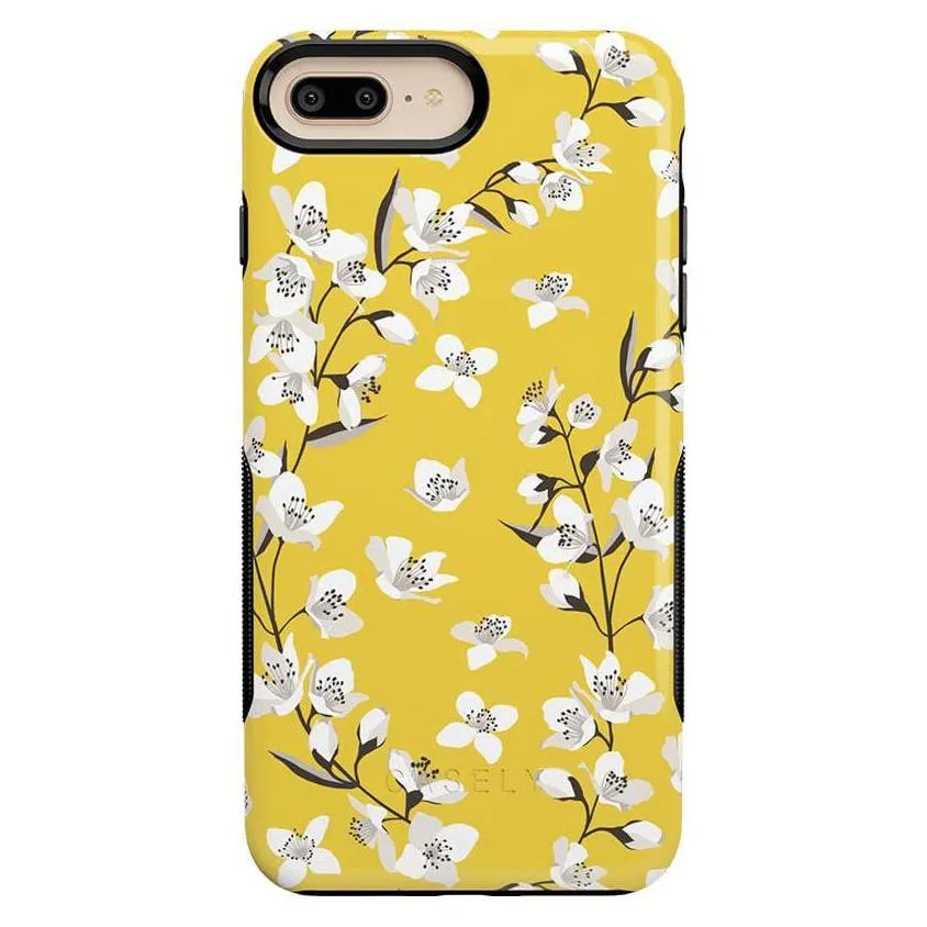 Flash Sale! Floral Forest | Yellow Cherry Blossom Floral Case  Last Few Pieces!
