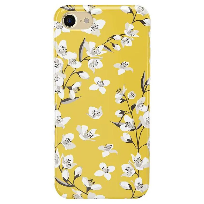 Flash Sale! Floral Forest | Yellow Cherry Blossom Floral Case  Last Few Pieces!