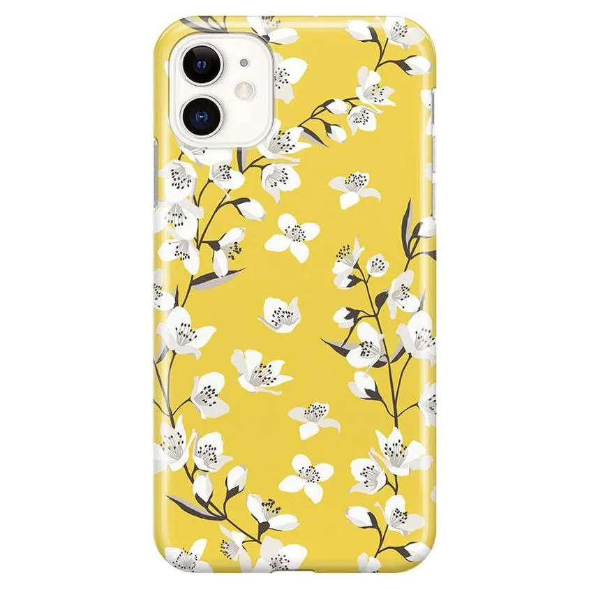 Flash Sale! Floral Forest | Yellow Cherry Blossom Floral Case  Last Few Pieces!