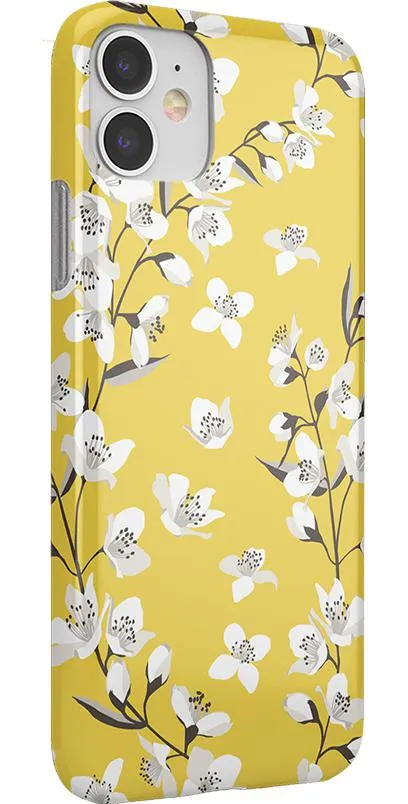 Flash Sale! Floral Forest | Yellow Cherry Blossom Floral Case  Last Few Pieces!