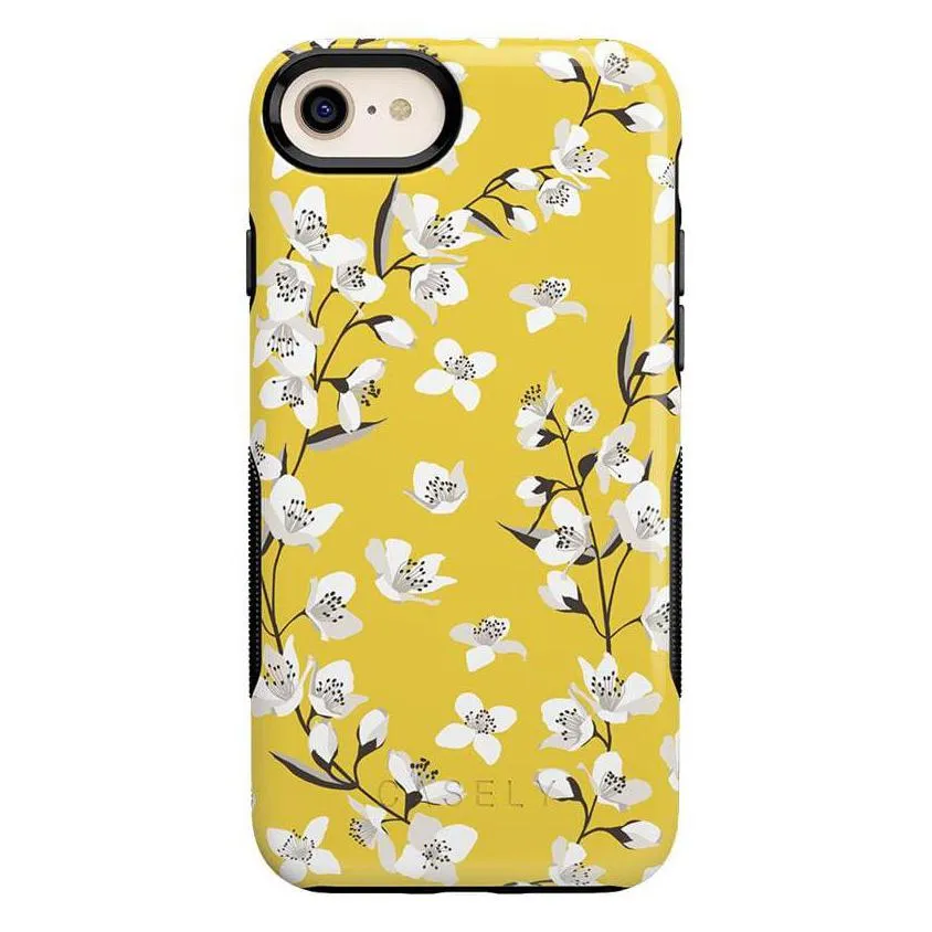 Flash Sale! Floral Forest | Yellow Cherry Blossom Floral Case  Last Few Pieces!