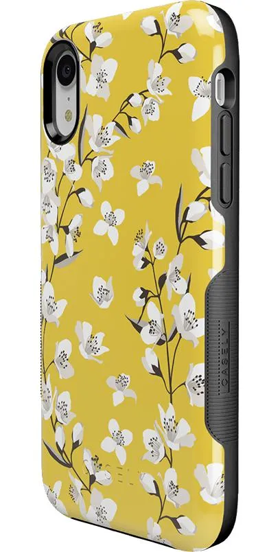 Flash Sale! Floral Forest | Yellow Cherry Blossom Floral Case  Last Few Pieces!