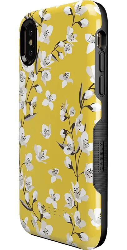 Flash Sale! Floral Forest | Yellow Cherry Blossom Floral Case  Last Few Pieces!
