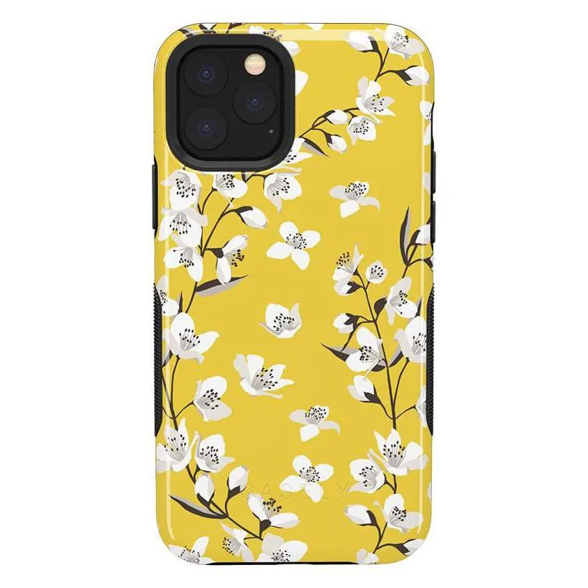 Flash Sale! Floral Forest | Yellow Cherry Blossom Floral Case  Last Few Pieces!