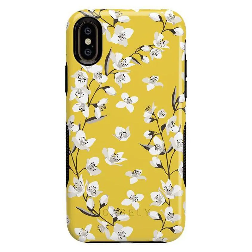 Flash Sale! Floral Forest | Yellow Cherry Blossom Floral Case  Last Few Pieces!