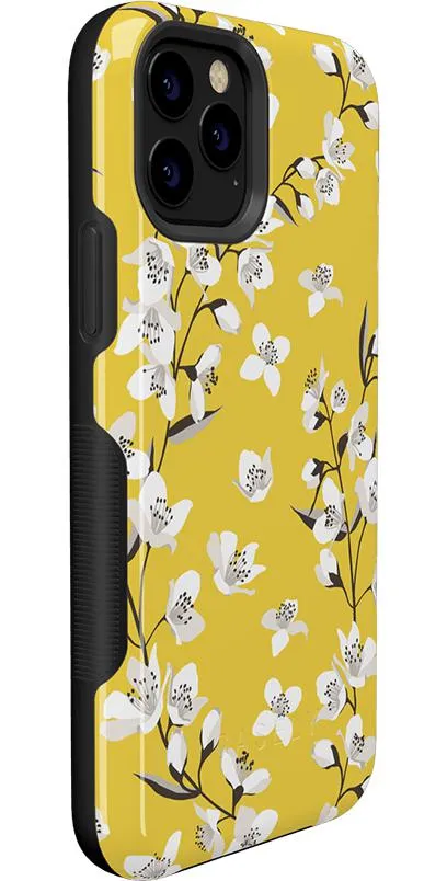 Flash Sale! Floral Forest | Yellow Cherry Blossom Floral Case  Last Few Pieces!