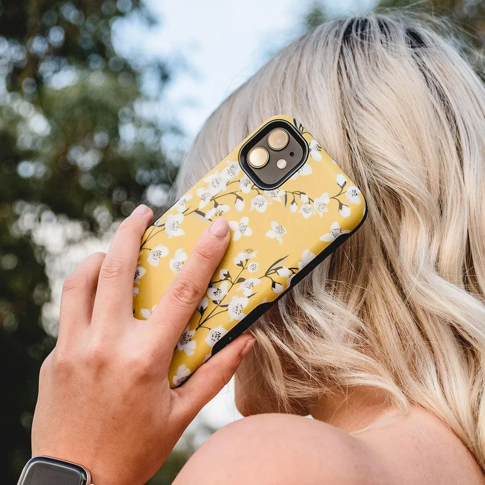 Flash Sale! Floral Forest | Yellow Cherry Blossom Floral Case  Last Few Pieces!