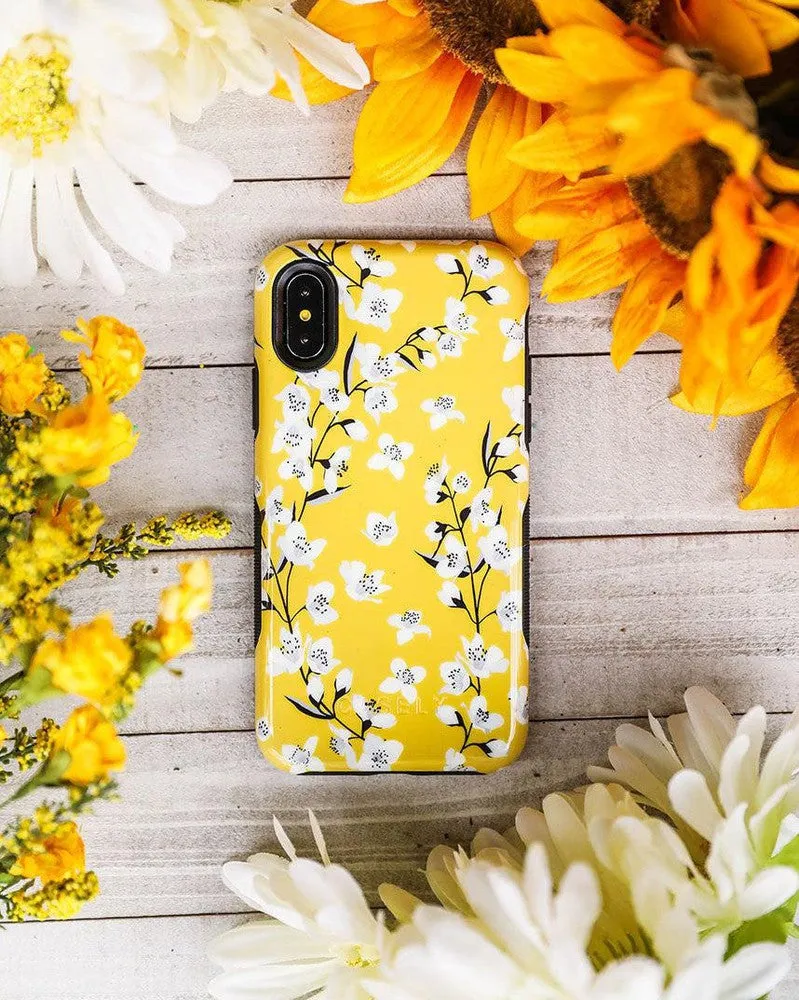 Flash Sale! Floral Forest | Yellow Cherry Blossom Floral Case  Last Few Pieces!