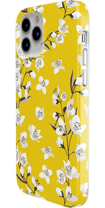 Flash Sale! Floral Forest | Yellow Cherry Blossom Floral Case  Last Few Pieces!